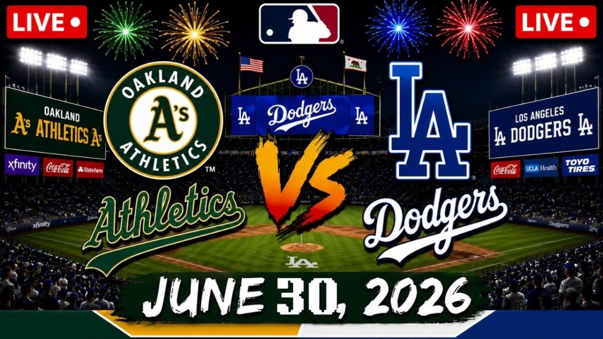 dodgers vs athletics