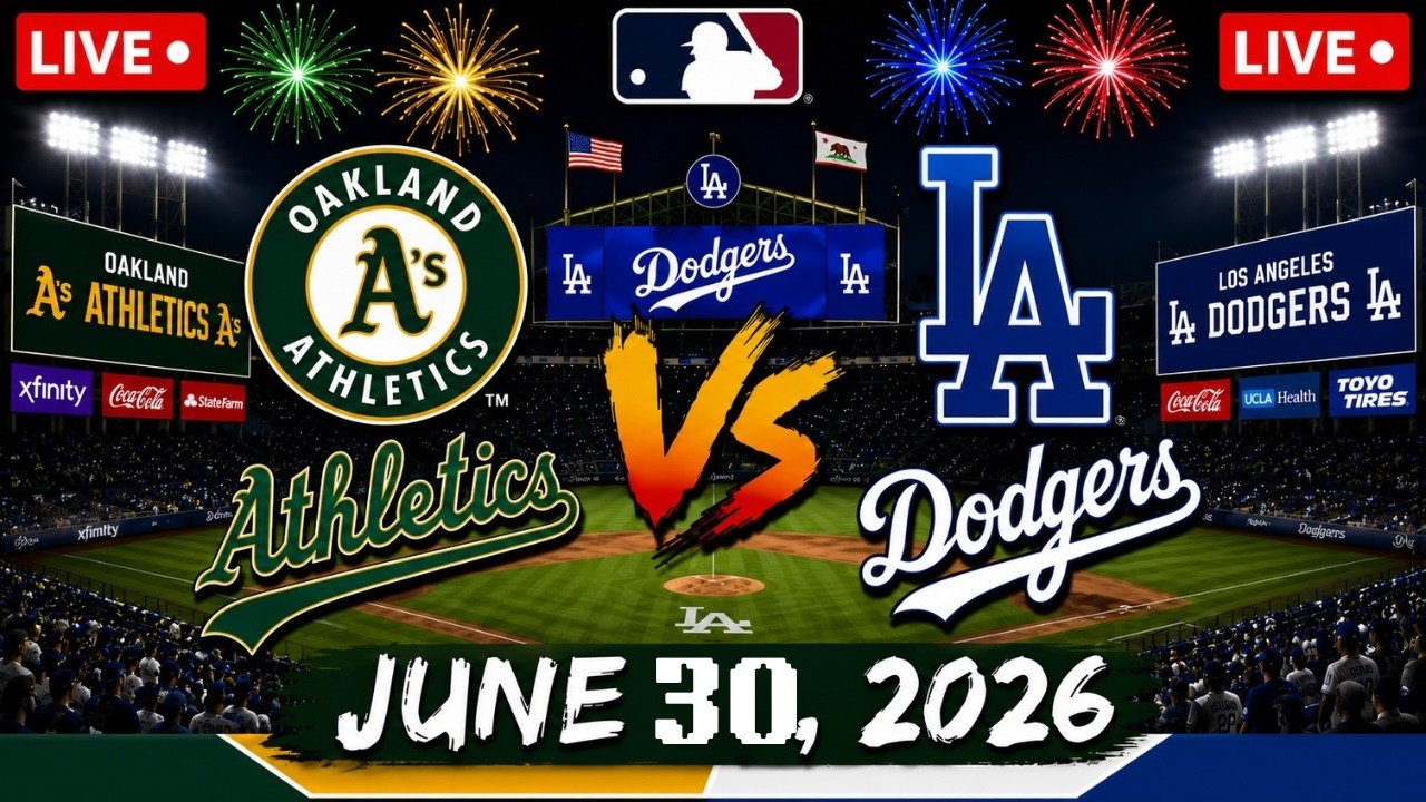 dodgers vs athletics